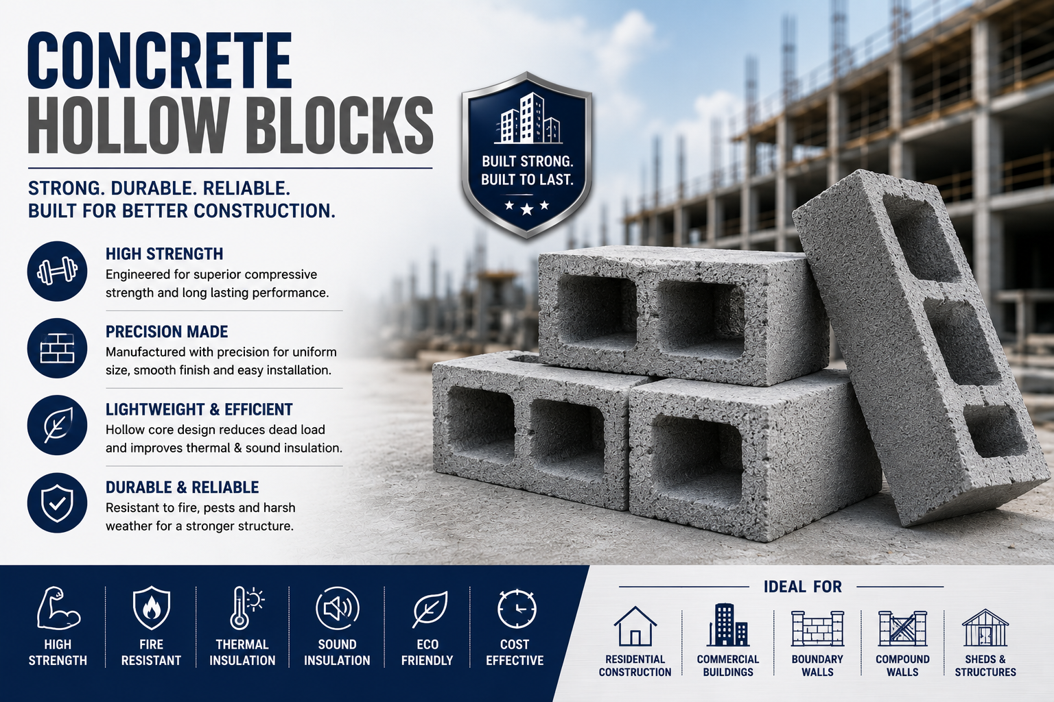 Concrete Hollow Blocks