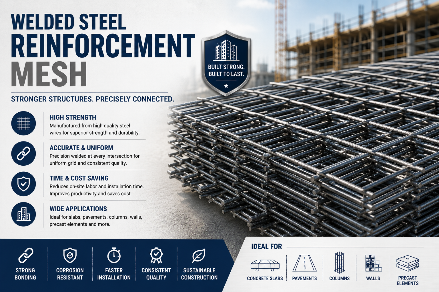 Welded Steel Reinforcement Mesh